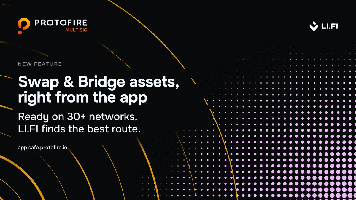 New in Protofire Multisig: Swap & Bridge